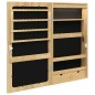 vidaXL Spiegel-Schmuckschrank mit LED-Beleuchtung Wandmontage vidaXL Spiegel-Schmuckschrank mit LED-Beleuchtung Wandmontage