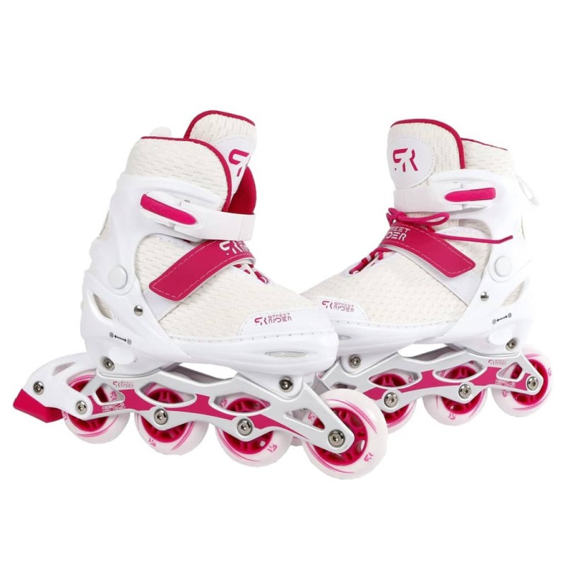 Street Rider Inline-Skates Verstellbar Pro Weiß Größe 38-42 Street Rider Inline-Skates Verstellbar Pro Weiß Größe 38-42