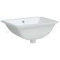 vidaXL Waschbecken Weiß 47,5x35x19,5 cm Rechteckig Keramik vidaXL Waschbecken Weiß 47,5x35x19,5 cm Rechteckig Keramik