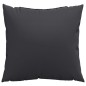 vidaXL Zierkissen 4 Stk. Schwarz 50x50 cm Stoff vidaXL Zierkissen 4 Stk. Schwarz 50x50 cm Stoff