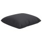 vidaXL Zierkissen 4 Stk. Schwarz 50x50 cm Stoff vidaXL Zierkissen 4 Stk. Schwarz 50x50 cm Stoff