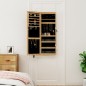vidaXL Spiegel-Schmuckschrank mit LED-Beleuchtung Wandmontage vidaXL Spiegel-Schmuckschrank mit LED-Beleuchtung Wandmontage