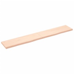 Waschtischplatte 180x30x4 cm Massivholz Unbehandelt