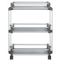 vidaXL Aufbewahrungswagen 59x20x75 cm Aluminium vidaXL Aufbewahrungswagen 59x20x75 cm Aluminium