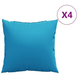 vidaXL Zierkissen 4 Stk. Grün 60x60 cm Stoff