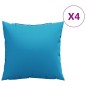 vidaXL Zierkissen 4 Stk. Grün 60x60 cm Stoff