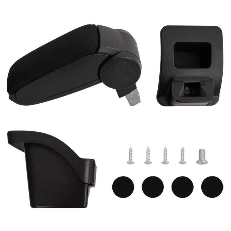 vidaXL Auto-Armlehne Schwarz 16x30x(40-50) cm ABS vidaXL Auto-Armlehne Schwarz 16x30x(40-50) cm ABS