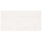 vidaXL Schreibtischplatte Weiß 110x60x2,5 cm Massivholz Kiefer vidaXL Schreibtischplatte Weiß 110x60x2,5 cm Massivholz Kiefer