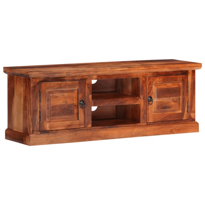 vidaXL TV-Schrank mit Türen 112x30x40 cm Massivholz Akazie vidaXL TV-Schrank mit Türen 112x30x40 cm Massivholz Akazie