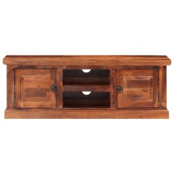 vidaXL TV-Schrank mit Türen 112x30x40 cm Massivholz Akazie