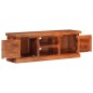 vidaXL TV-Schrank mit Türen 112x30x40 cm Massivholz Akazie vidaXL TV-Schrank mit Türen 112x30x40 cm Massivholz Akazie