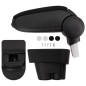 vidaXL Auto-Armlehne Schwarz 12x36x(33,5-48) cm ABS vidaXL Auto-Armlehne Schwarz 12x36x(33,5-48) cm ABS
