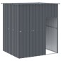 vidaXL Hundehütte mit Dach Anthrazit 165x153x181 cm Verzinkter Stahl vidaXL Hundehütte mit Dach Anthrazit 165x153x181 cm Verzinkter Stahl