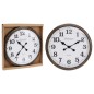 H&S Collection Wanduhr London Weiß und Braun H&S Collection Wanduhr London Weiß und Braun