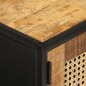 vidaXL TV-Schrank 110x30x40 cm Raues Massivholz Mango & Eisen vidaXL TV-Schrank 110x30x40 cm Raues Massivholz Mango & Eisen