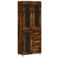 vidaXL Highboard Räuchereiche 69,5x34x180 cm Holzwerkstoff vidaXL Highboard Räuchereiche 69,5x34x180 cm Holzwerkstoff