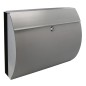 HI Briefkasten mit Zeitungshalter 38x13,3x30,4 cm Edelstahl HI Briefkasten mit Zeitungshalter 38x13,3x30,4 cm Edelstahl