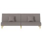 vidaXL Schlafsofa Taupe Stoff vidaXL Schlafsofa Taupe Stoff