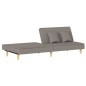 vidaXL Schlafsofa Taupe Stoff vidaXL Schlafsofa Taupe Stoff