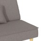 vidaXL Schlafsofa Taupe Stoff vidaXL Schlafsofa Taupe Stoff