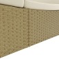 vidaXL Outdoor-Sonneninsel Poly Rattan Beige vidaXL Outdoor-Sonneninsel Poly Rattan Beige