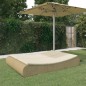 vidaXL Outdoor-Sonneninsel Poly Rattan Beige vidaXL Outdoor-Sonneninsel Poly Rattan Beige