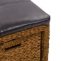 vidaXL Sitzbank mit 2 Körben Seegras 71×40×42 cm Braun vidaXL Sitzbank mit 2 Körben Seegras 71×40×42 cm Braun