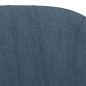 vidaXL Barhocker 2 Stk. Blau Stoff vidaXL Barhocker 2 Stk. Blau Stoff