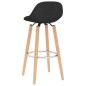 vidaXL Barhocker 2 Stk. Schwarz Stoff vidaXL Barhocker 2 Stk. Schwarz Stoff