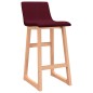 vidaXL Barhocker 2 Stk. Weinrot Stoff vidaXL Barhocker 2 Stk. Weinrot Stoff