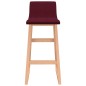 vidaXL Barhocker 2 Stk. Weinrot Stoff vidaXL Barhocker 2 Stk. Weinrot Stoff