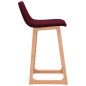vidaXL Barhocker 2 Stk. Weinrot Stoff vidaXL Barhocker 2 Stk. Weinrot Stoff