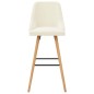 vidaXL Barhocker 2 Stk. Creme Samt vidaXL Barhocker 2 Stk. Creme Samt