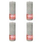 Bolsius Rustikale Stumpenkerzen Shine 4 Stk. 190x68 mm Sandgrau Bolsius Rustikale Stumpenkerzen Shine 4 Stk. 190x68 mm Sandgrau