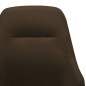 vidaXL Schaukelstuhl Braun Stoff vidaXL Schaukelstuhl Braun Stoff
