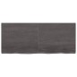 vidaXL Waschtischplatte Dunkelbraun 120x50x(2-4)cm Massivholz vidaXL Waschtischplatte Dunkelbraun 120x50x(2-4)cm Massivholz