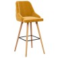 vidaXL Barhocker 2 Stk. Gelb Samt vidaXL Barhocker 2 Stk. Gelb Samt