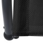 vidaXL Doppel-Sonnenliege mit Sonnendach Textilene Schwarz vidaXL Doppel-Sonnenliege mit Sonnendach Textilene Schwarz