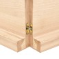 Waschtischplatte 140x60x6 cm Massivholz Unbehandelt Waschtischplatte 140x60x6 cm Massivholz Unbehandelt