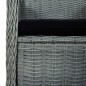 vidaXL Gartenstühle mit Kissen 2 Stk. Poly Rattan Hellgrau vidaXL Gartenstühle mit Kissen 2 Stk. Poly Rattan Hellgrau