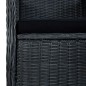 vidaXL Gartenstühle mit Kissen 2 Stk. Poly Rattan Dunkelgrau vidaXL Gartenstühle mit Kissen 2 Stk. Poly Rattan Dunkelgrau