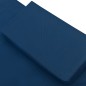 vidaXL Sonnenliege mit Sonnendach & Kissen Blau vidaXL Sonnenliege mit Sonnendach & Kissen Blau