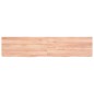 Waschtischplatte Hellbraun 180x40x6 cm Massivholz Behandelt Waschtischplatte Hellbraun 180x40x6 cm Massivholz Behandelt