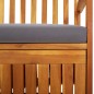 vidaXL Truhenbank mit Kissen 148 cm Massivholz Akazie vidaXL Truhenbank mit Kissen 148 cm Massivholz Akazie