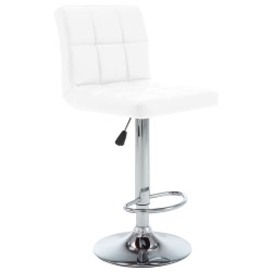 vidaXL Barhocker 2 Stk. Weiß Kunstleder 