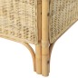 vidaXL 2-Sitzer-Sofa Natürliches Rattan und Leinen vidaXL 2-Sitzer-Sofa Natürliches Rattan und Leinen