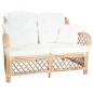 vidaXL 2-Sitzer-Sofa Rattan vidaXL 2-Sitzer-Sofa Rattan