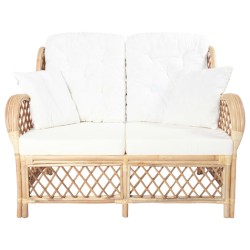 vidaXL 2-Sitzer-Sofa Rattan 