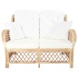vidaXL 2-Sitzer-Sofa Rattan vidaXL 2-Sitzer-Sofa Rattan