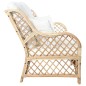 vidaXL 2-Sitzer-Sofa Rattan vidaXL 2-Sitzer-Sofa Rattan